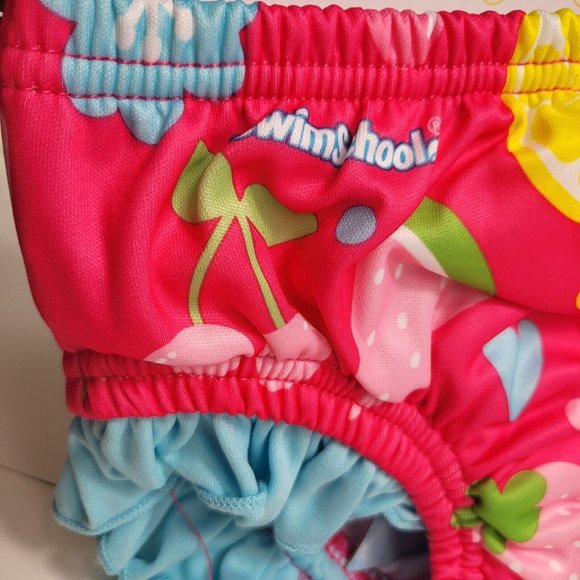 Swimschool Reusable Swim Diaper UPF 50 Level 1 18-22 lbs 12M Swim Mermaid Pink - Picture 16 of 16